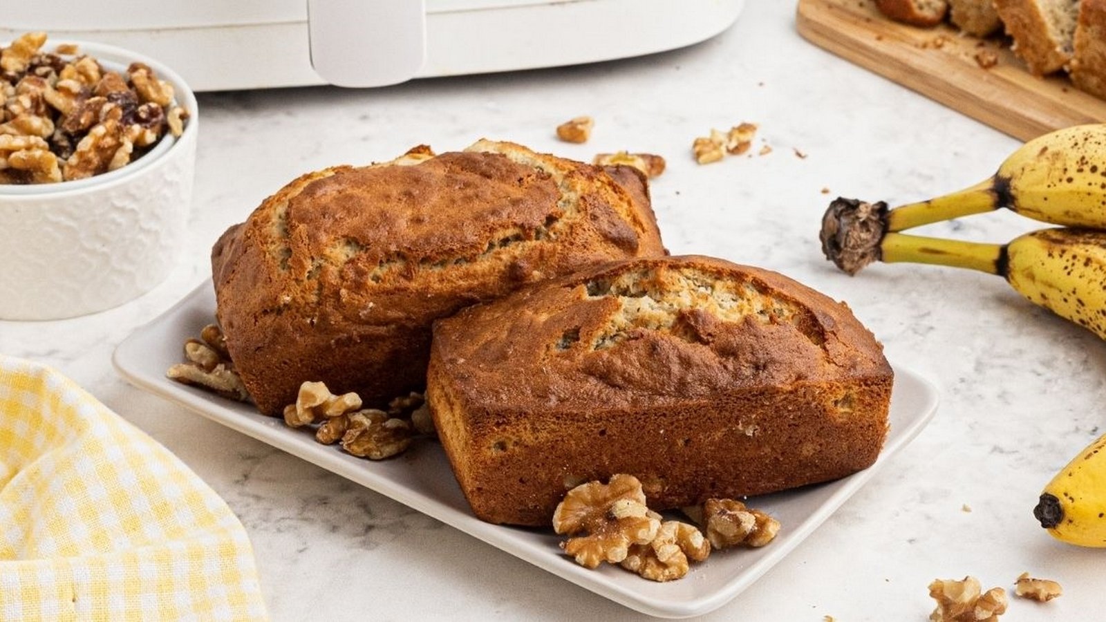 Air Fryer Banana Nut Bread Air Fryer Banana Nut Bread