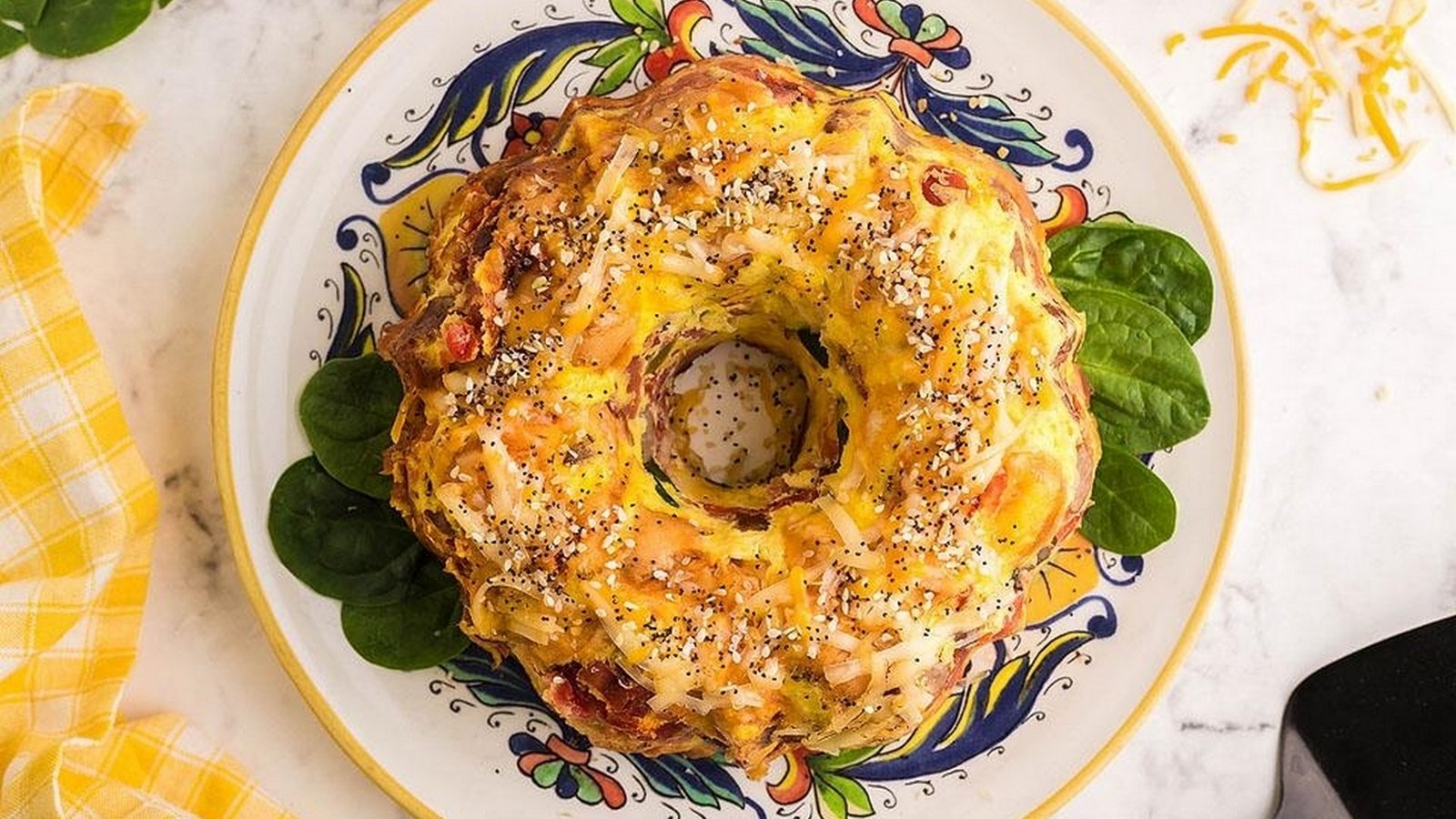 Air Fryer Loaded Bagel Breakfast Bake Casserole Air Fryer Loaded Bagel Breakfast Bake Casserole