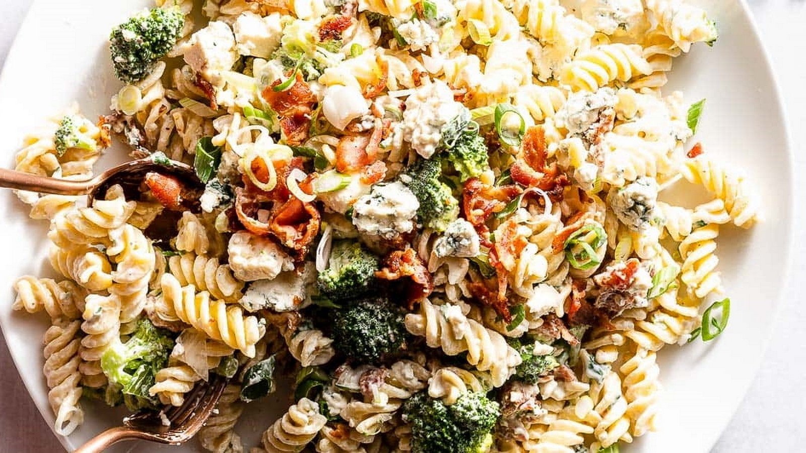 Bacon Blue Cheese Pasta Salad Bacon Blue Cheese Pasta Salad