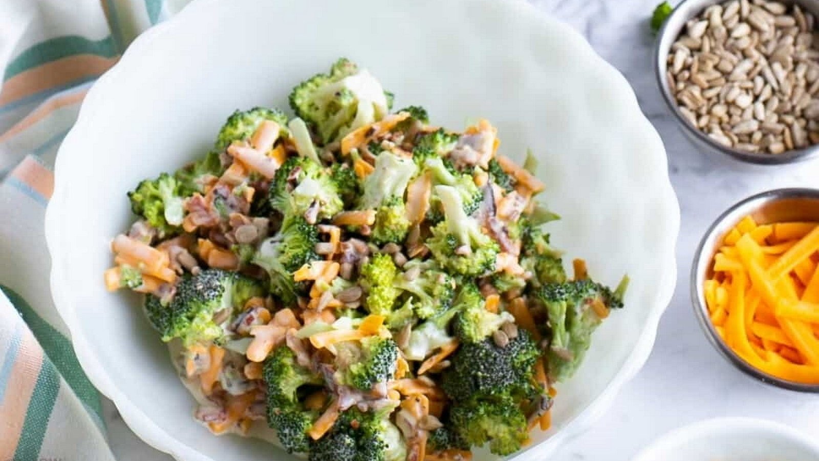 Bacon Cheddar Broccoli Salad Bacon Cheddar Broccoli Salad
