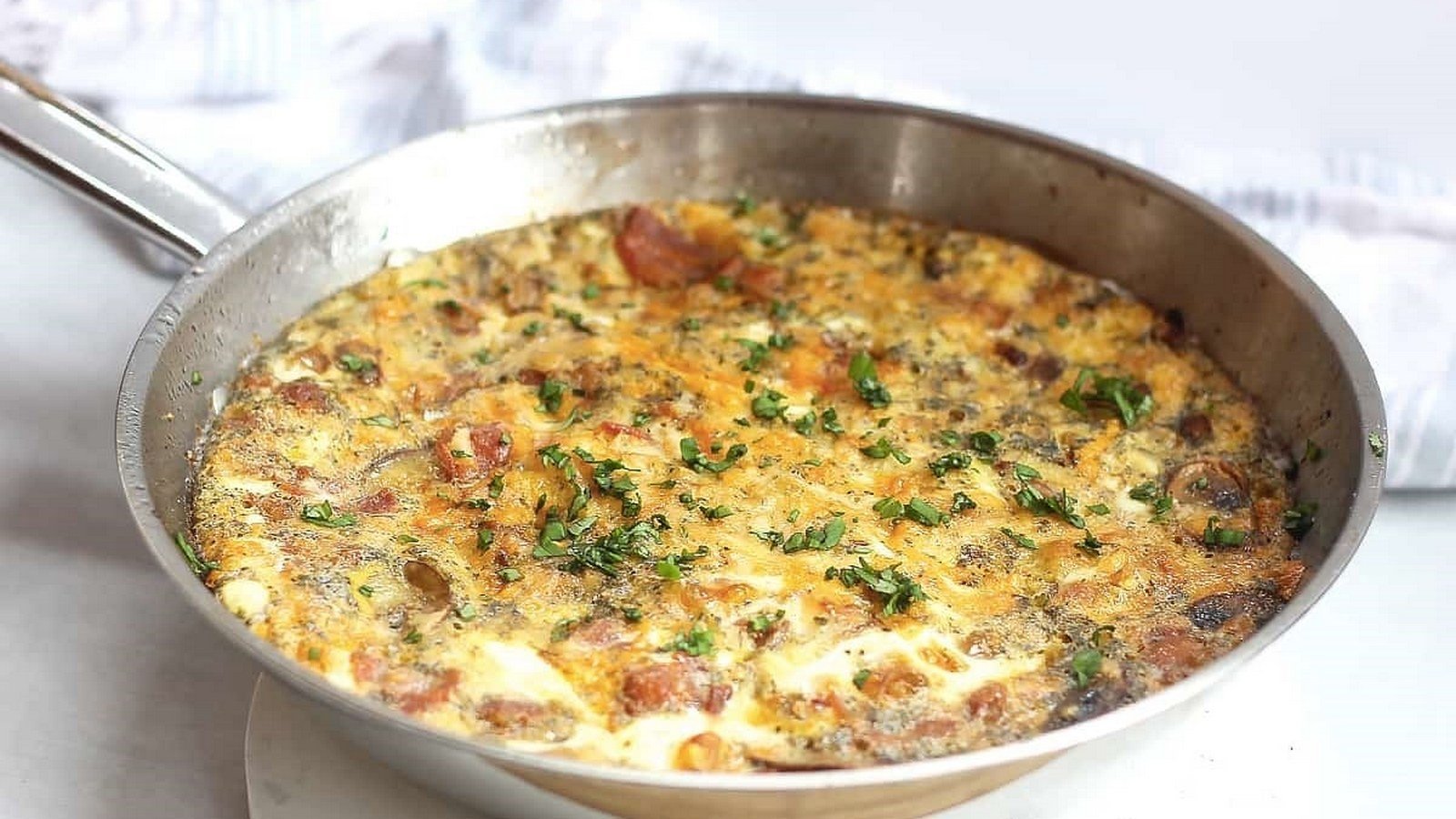 Bacon Mushroom And Cheese Frittata Bacon Mushroom And Cheese Frittata