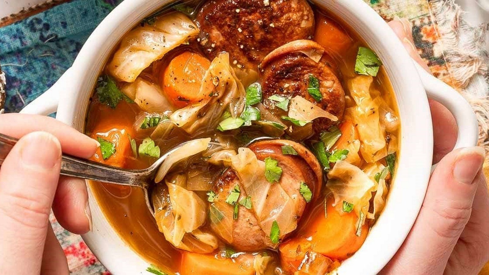 Cabbage And Sausage Soup Cabbage And Sausage Soup