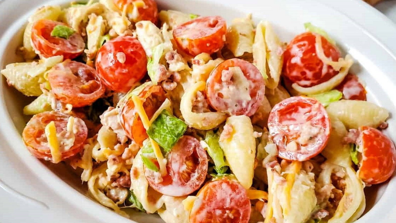 Chicken Bacon Ranch Pasta Salad Recipe Chicken Bacon Ranch Pasta Salad Recipe