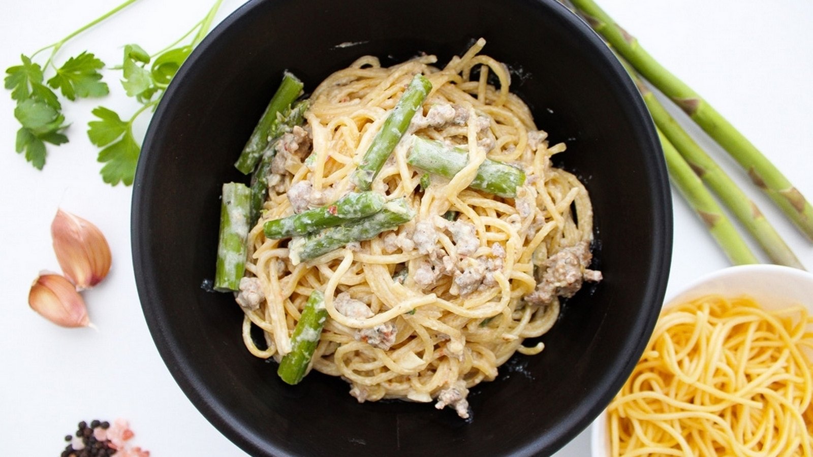 Creamy Sausage Asparagus Pasta Creamy Sausage Asparagus Pasta