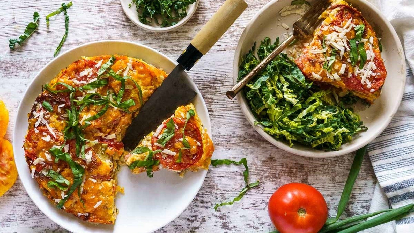 Crustless Tomato Pie Crustless Tomato Pie