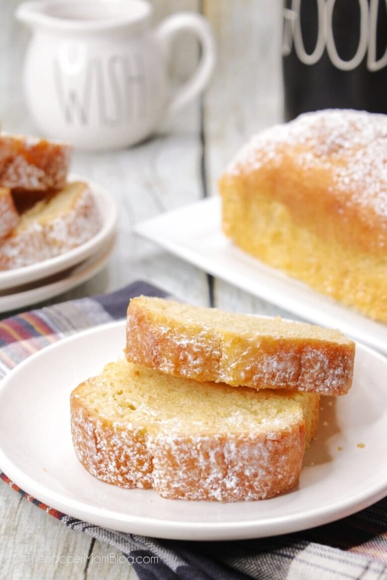 sour cream and vanilla poundcake