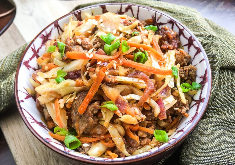 Keto Egg Roll in a Bowl
