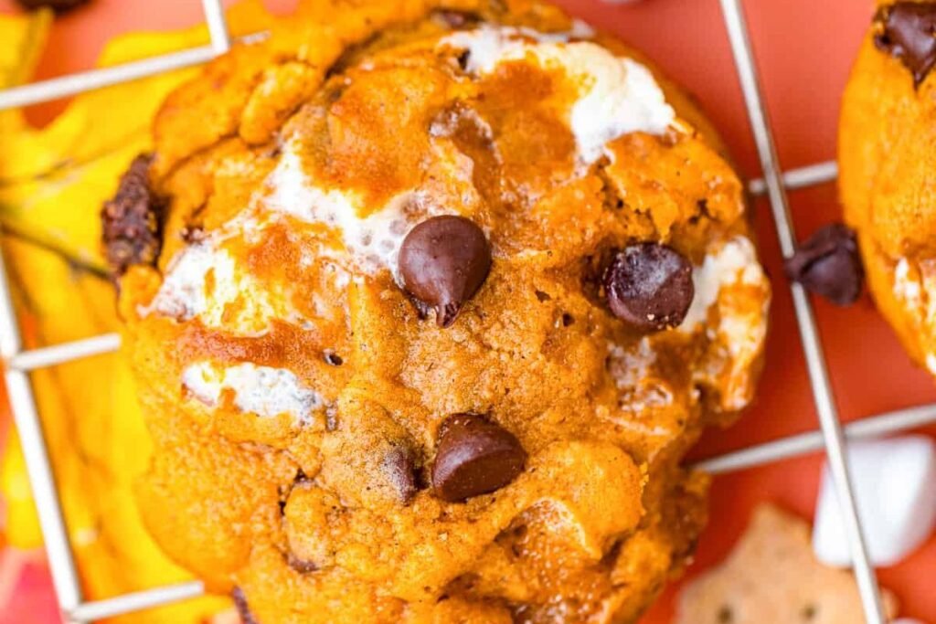Pumpkin S’mores Cookies 