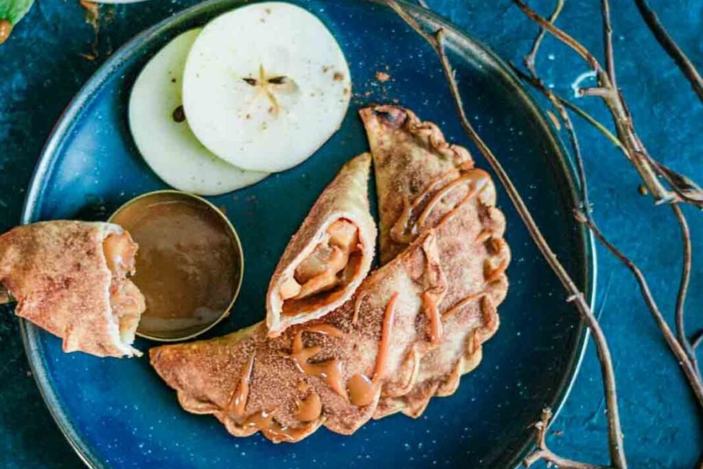 Baked Dulce de Leche and Apple Empanadas