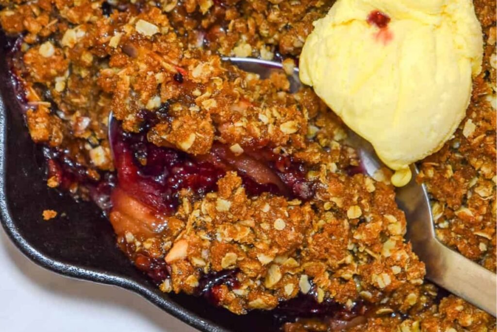 Blackberry Apple Crisp