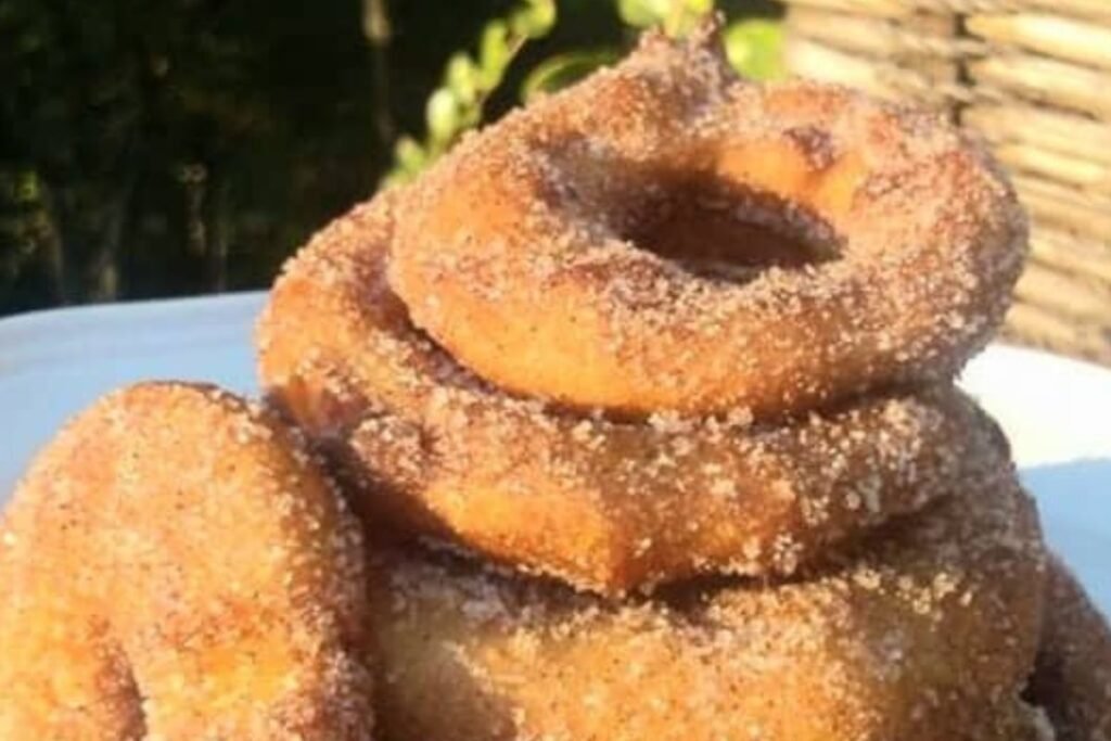 Fried Apple Rings with Cinnamon-Sugar