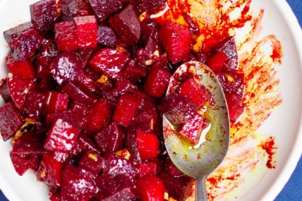Savory Beetroot with Ghee and Walnut Oil
