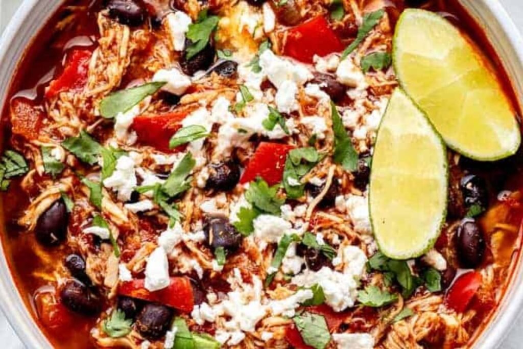 Slow Cooker Buffalo Chicken Chili