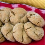 soft and chewy gingersnap cookies