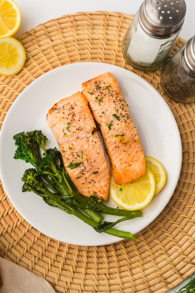 air fryer salmon ready