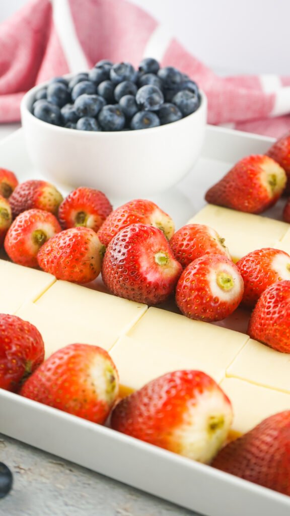 4th of July Fruit and Cheese Platter